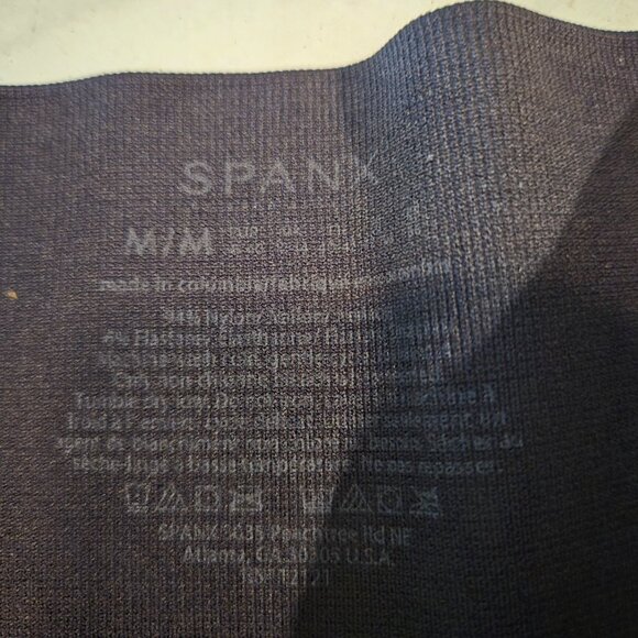 Spanx Look at Me Now Camouflage Seamless Leggings Black Gray M - Picture 3 of 4